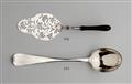 A large Elberfeld silver dumpling spoon - image-1
