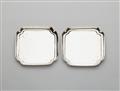A pair of George II silver trays - image-1