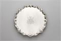 A large George III silver salver - image-1