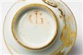 A pair of Meissen porcelain tea bowls with Augsburg chinoiseries - image-3