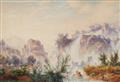 Edward Theodore Compton, attributed to - Two Landscapes near Tivoli - image-1
