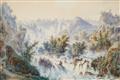 Edward Theodore Compton, zugeschrieben - Zwei Landschaften bei Tivoli - image-2