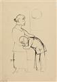 George Grosz - Liegender weiblicher Akt. Verso: Mutter und Sohn - image-2