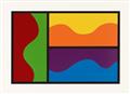 Sol LeWitt - Colors Divided by Wavy Lines - image-2