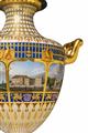 A Berlin KPM porcelain vase with views of Berlin - image-6