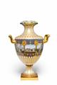 A Berlin KPM porcelain vase with views of Berlin - image-1