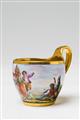 A Berlin KPM porcelain cup with Italian dancers - image-3