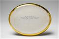 A Niedermayer porcelain tray with Vienna cameo painting - image-2