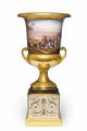 A Berlin KPM porcelain vase with a depiction of the Battle of Vitoria - image-1