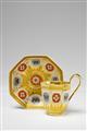 A Berlin KPM porcelain cup with painted micromosaic decor - image-2