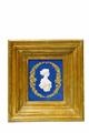 A Berlin KPM biscuit porcelain plaque with a portrait of Queen Louise - image-1