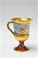 A Berlin KPM porcelain cup with allegories of the four seasons - image-2