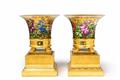 A pair of Niedermayer porcelain vases with fleurs en terrasse - image-2