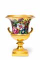 A Niedermayer porcelain urn with "fleurs en terrasse" - image-1