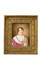A porcelain plaque with Napoleon I in his coronation robe - image-2