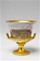 A Niedermayer porcelain goblet with views of Vienna - image-2