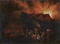 Johann Georg Trautmann, copy after - Fire at Night - image-1