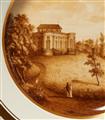 A pair of Fürstenberg porcelain plates with views of Lower Saxony - image-2