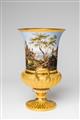 A Meissen porcelain krater form vase with scenes from the German Campaign - image-5