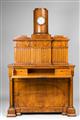 A Bernhard Wanschaff signed Berlin chest of drawers with a clock - image-4