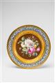 A Berlin KPM porcelain soup bowl and plate with forget-me-not wreaths - image-2