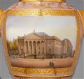 A Berlin KPM porcelain vase with two views of Berlin - image-3