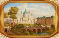 A Vienna porcelain tray with the Karlskirche - image-2