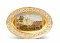 A Vienna porcelain tray with the Karlskirche - image-1