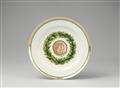 A Meissen porcelain plate commemorating the 4th September 1831 constitution - image-1