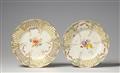 A dinner plate and a rare dessert plate from the 2nd Potsdam service - image-1