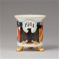 A Berlin KPM porcelain 1914 war memorial cup - image-1