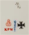 A Berlin KPM porcelain plate with the Iron Cross - image-2