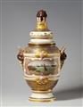An important Bing & Grøndahl porcelain vase with maritime motifs - image-1