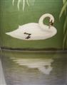A large Royal Copenhagen porcelain vase with swans - image-5