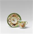 An early Berlin KPM porcelain trembleuse with putti - image-2
