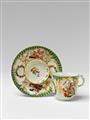 An early Berlin KPM porcelain trembleuse with putti - image-1