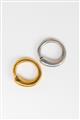 Two platinum/18 kt gold snake rings - image-1