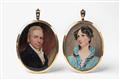 Miniature portraits of a lady and a gentleman - image-1