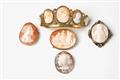 An assorted lot of shell cameo jewellery - image-1