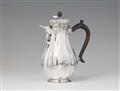 Two small Augsburg Régence silver coffee pots - image-1