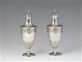 A pair of Hamburg silver spice casters - image-1