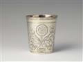 A Nuremberg silver gilt beaker with floral decor - image-1