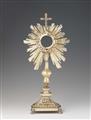 A Neoclassical Toulouse silver gilt monstrance - image-1