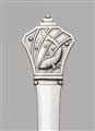 A set of Art Deco silver fish cutlery - image-2
