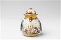 A Meissen porcelain teapot with rare heraldic decor - image-3