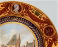 A rare Sèvres porcelain "Bourges" plate from the Départements service - image-3