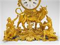 An important Parisian Louis XV ormolu pendulum clock - image-3