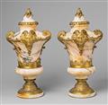 A pair of magnificent marble vases in the Louis XIV style - image-1