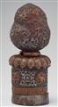 A Tibetan wrought iron and copper seal - image-1