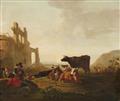 Jacob van Stry - Landscape with Cattle - image-1